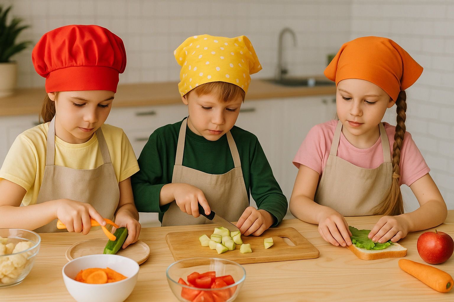 Дети в деле: мастерская вкуса