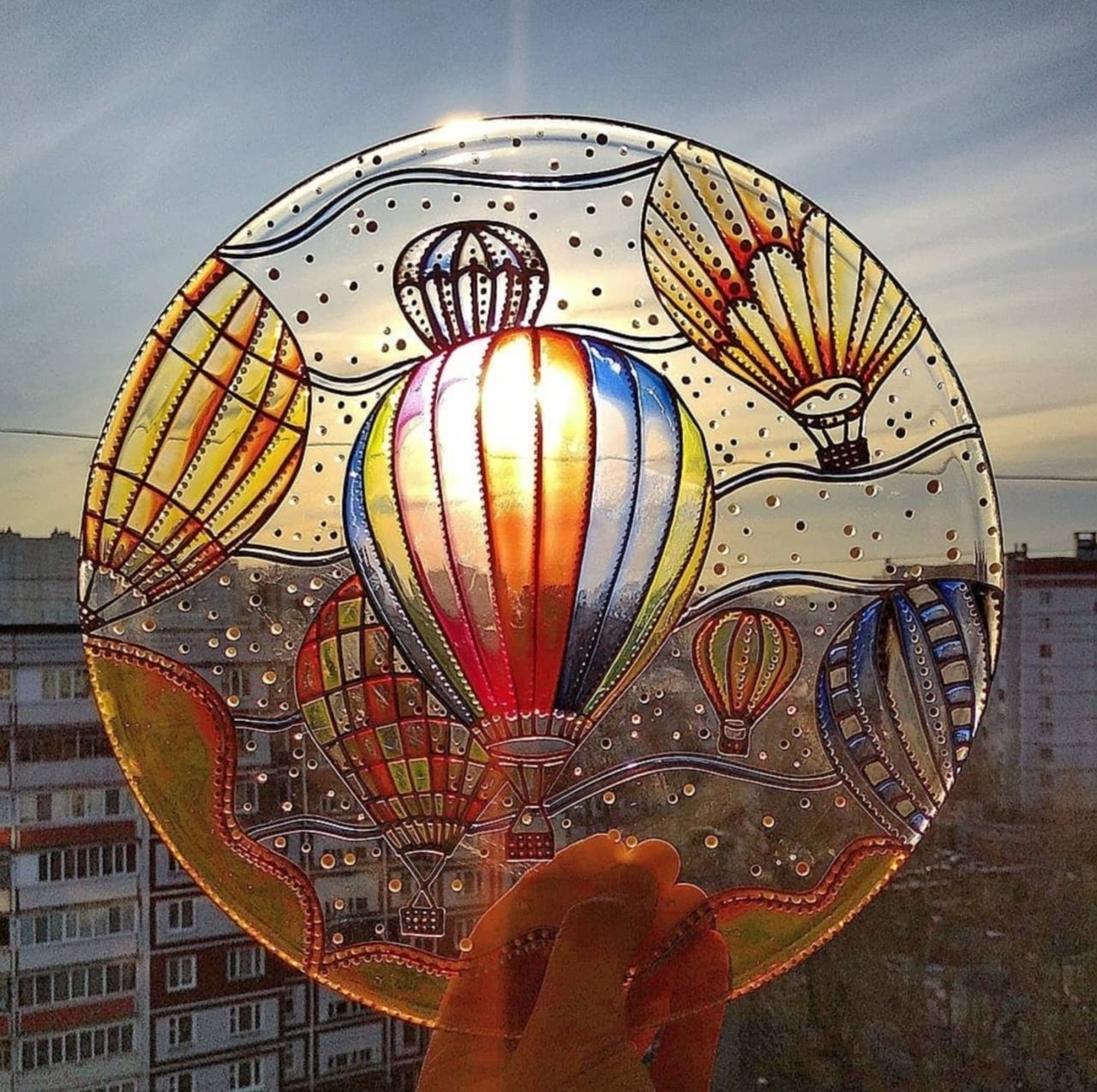 Мастер-класс "Алхимия цвета" роспись витражными красками