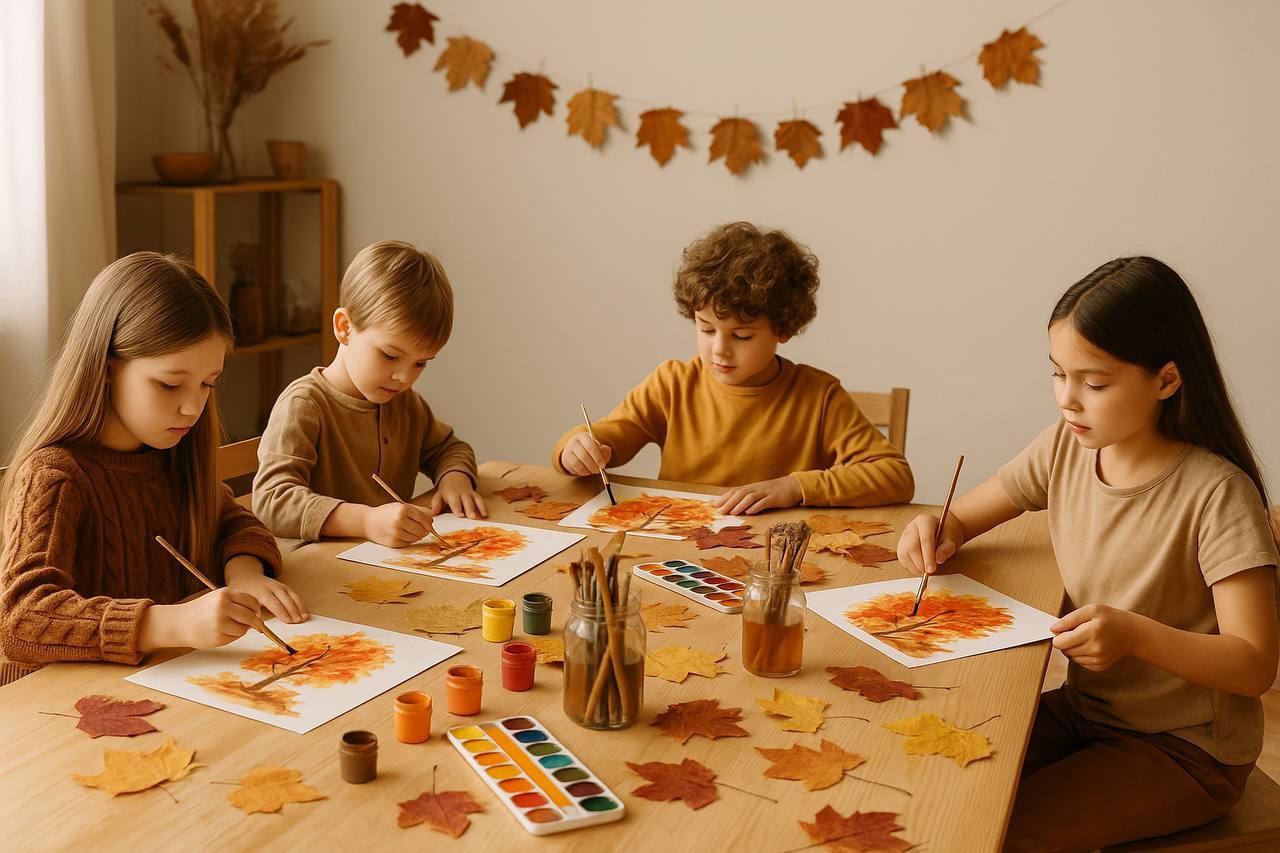 Арт-класс "Золотая осень"