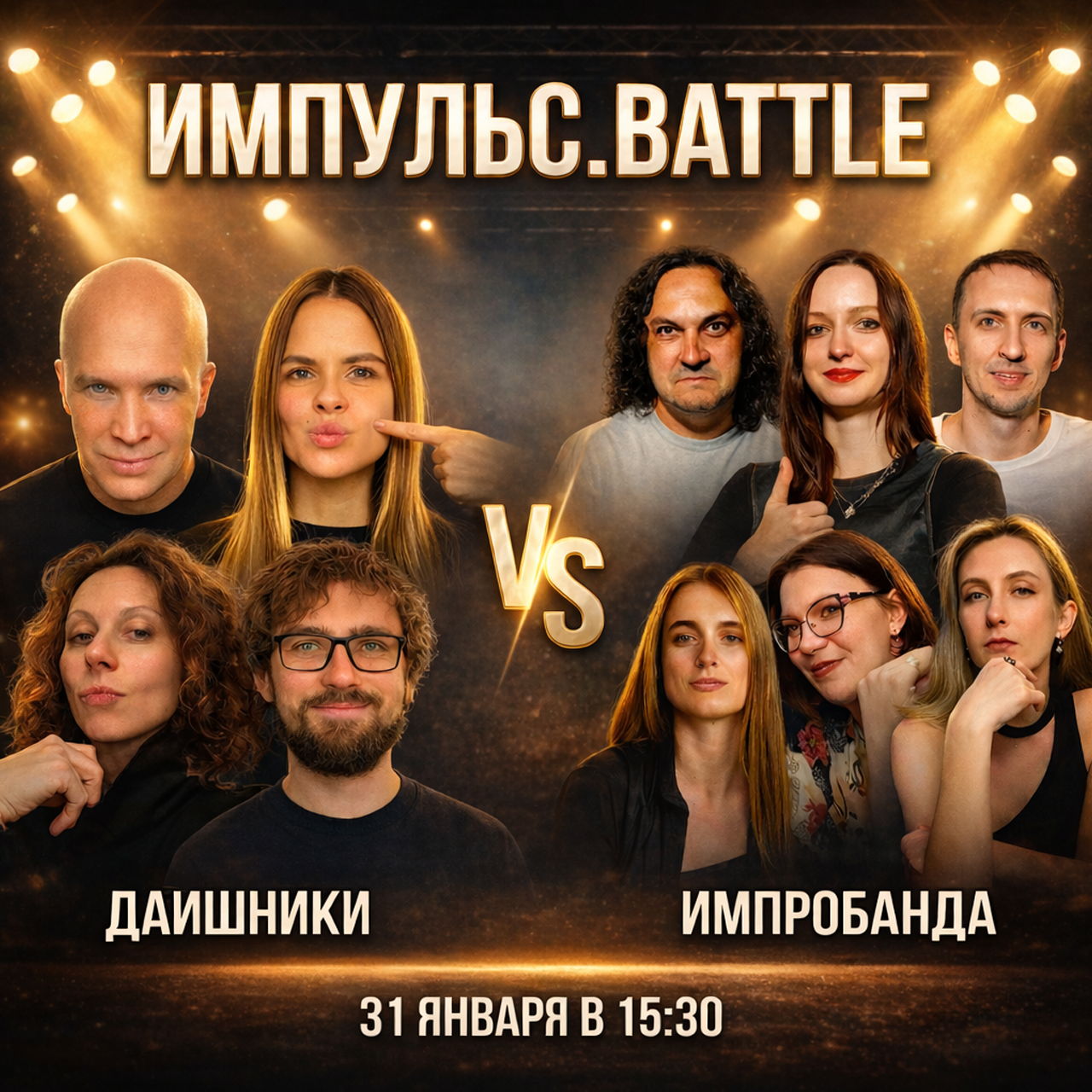 Турнир комедийной импровизации. Первая игра сезона. Краснодар