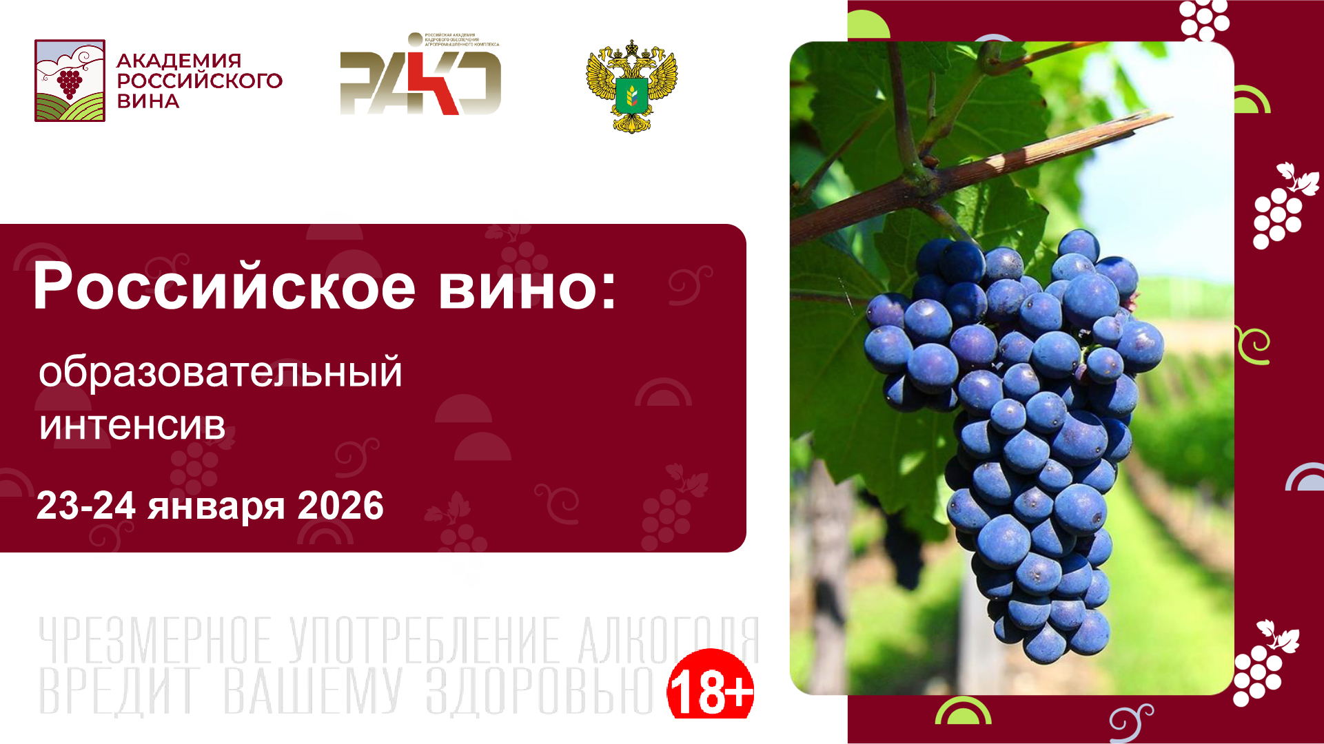 Российское вино: образовательный интенсив