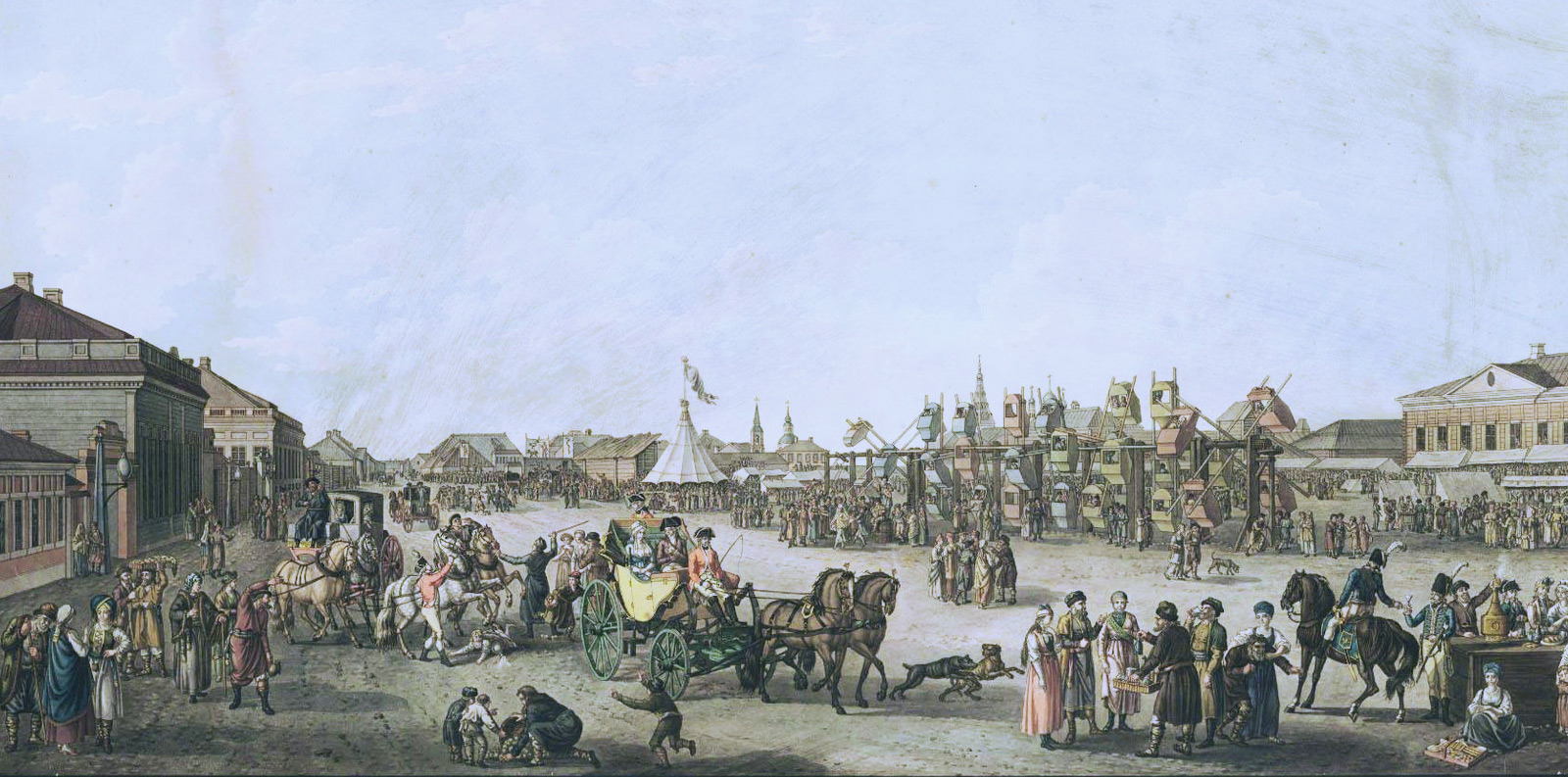 Гуляния по Новинскому бульвару