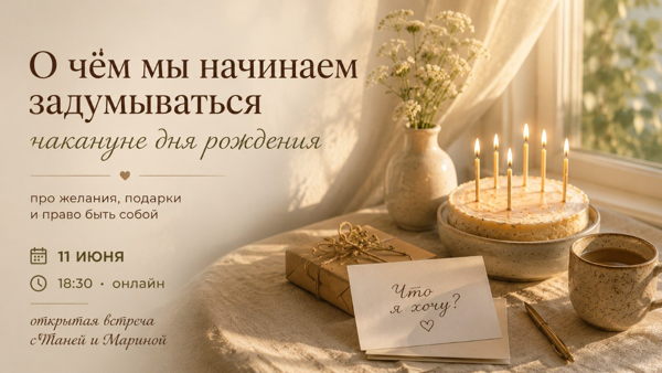 О чём мы начинаем задумываться накануне дня рождения