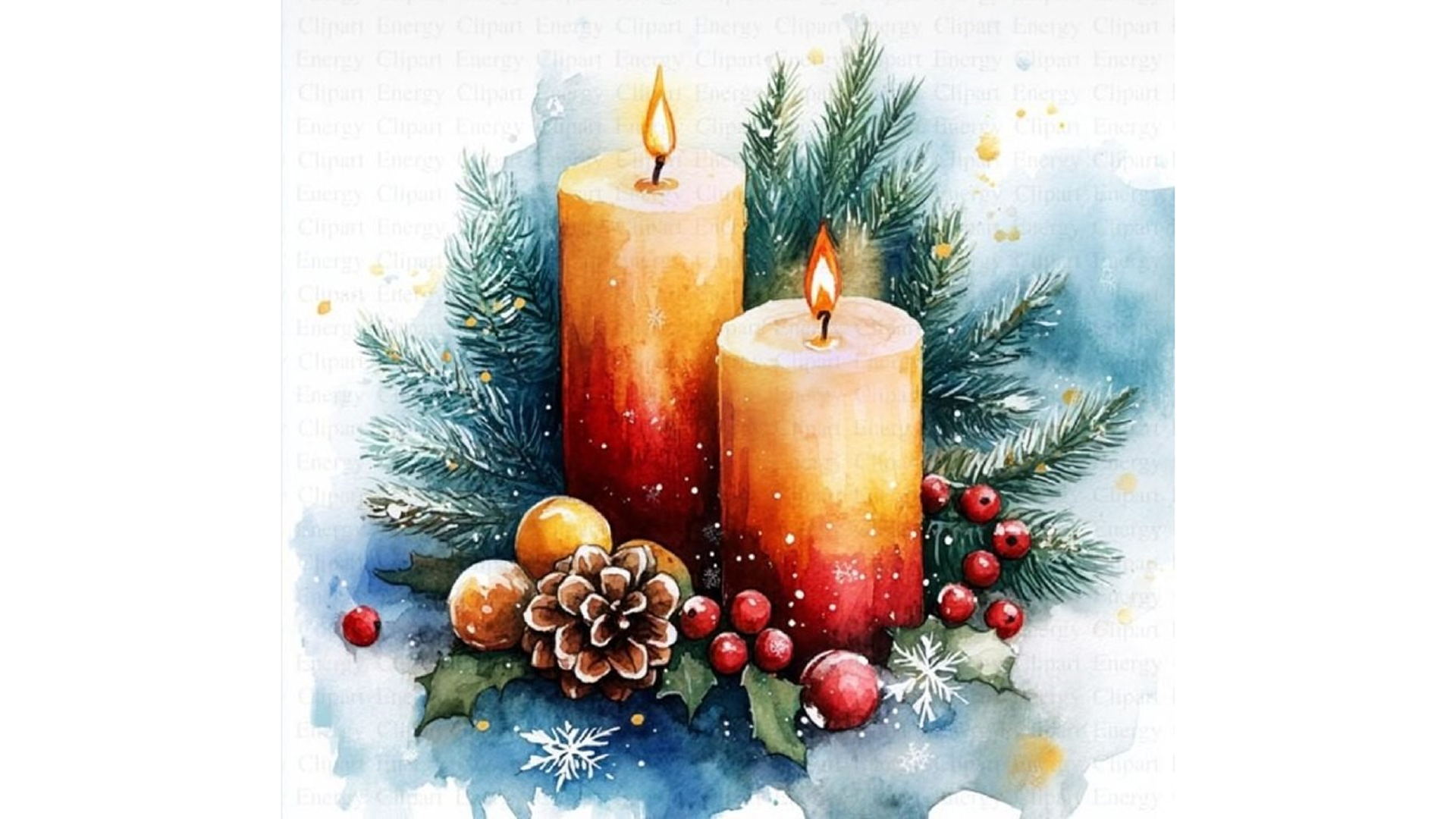 Мастер-класс по рисованию «Рождественская открытка»