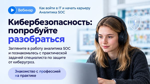 Старт в кибербезопасности: как войти в IT и стать аналитиком SOC