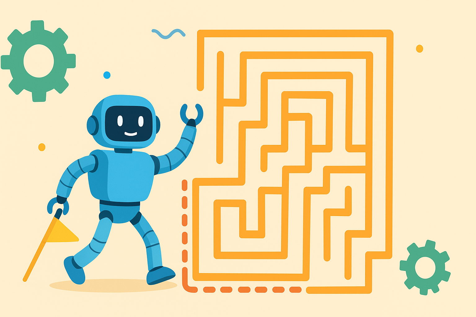 Алгоритм для преодоления лабиринта