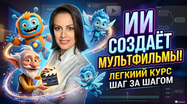 Мастер-класс Жанны Петросян "Создаем учебный мультфильм с помощью ИИ" (ОФЛАЙН/ОНЛАЙН!, г. Воронеж)