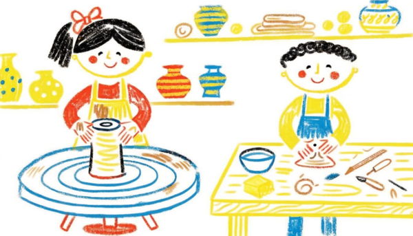 Ручная лепка из глины для детей и родителей (6–18 лет)