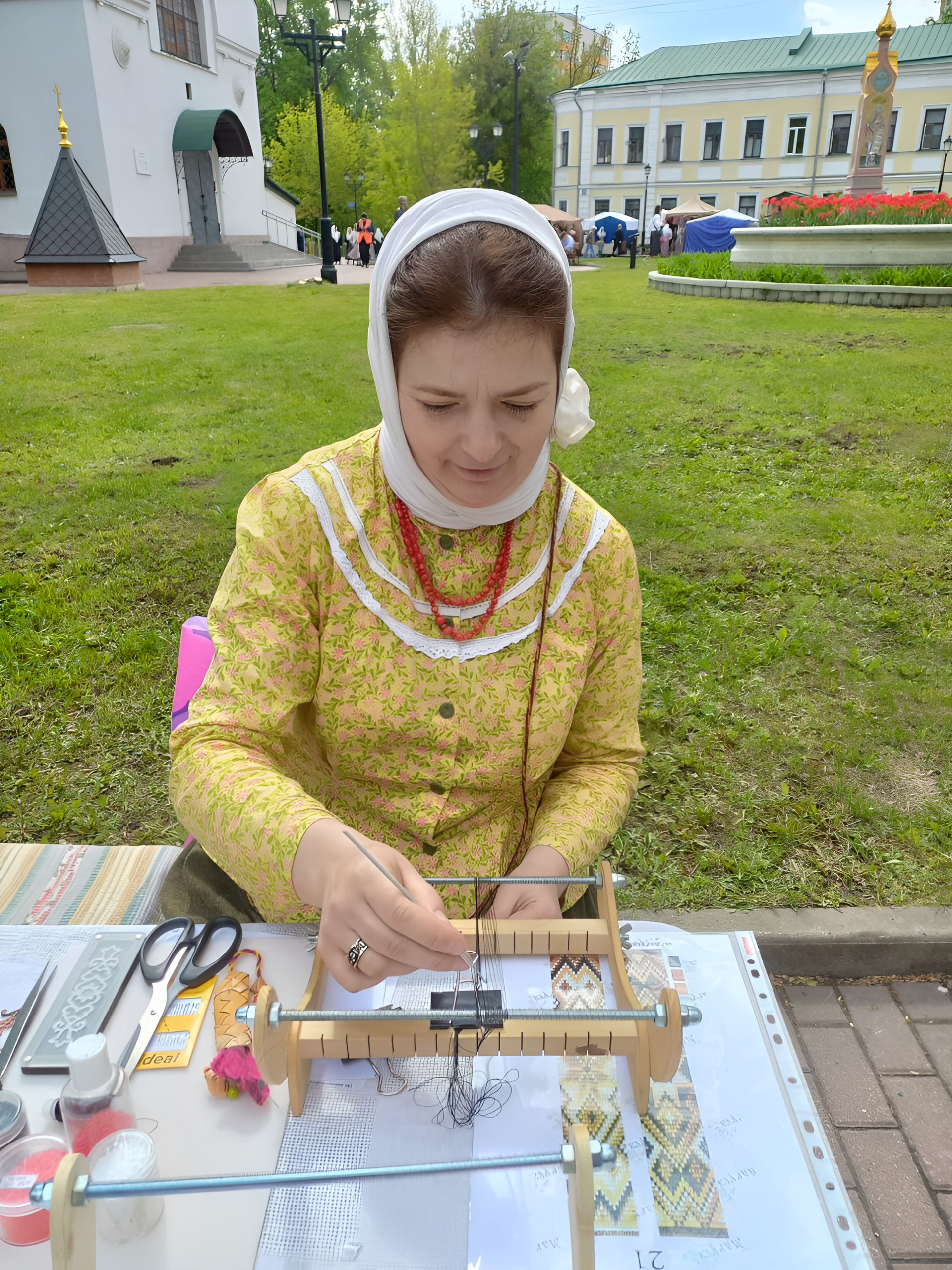 Мастер-класс «бисерный браслет в технике ткачества»