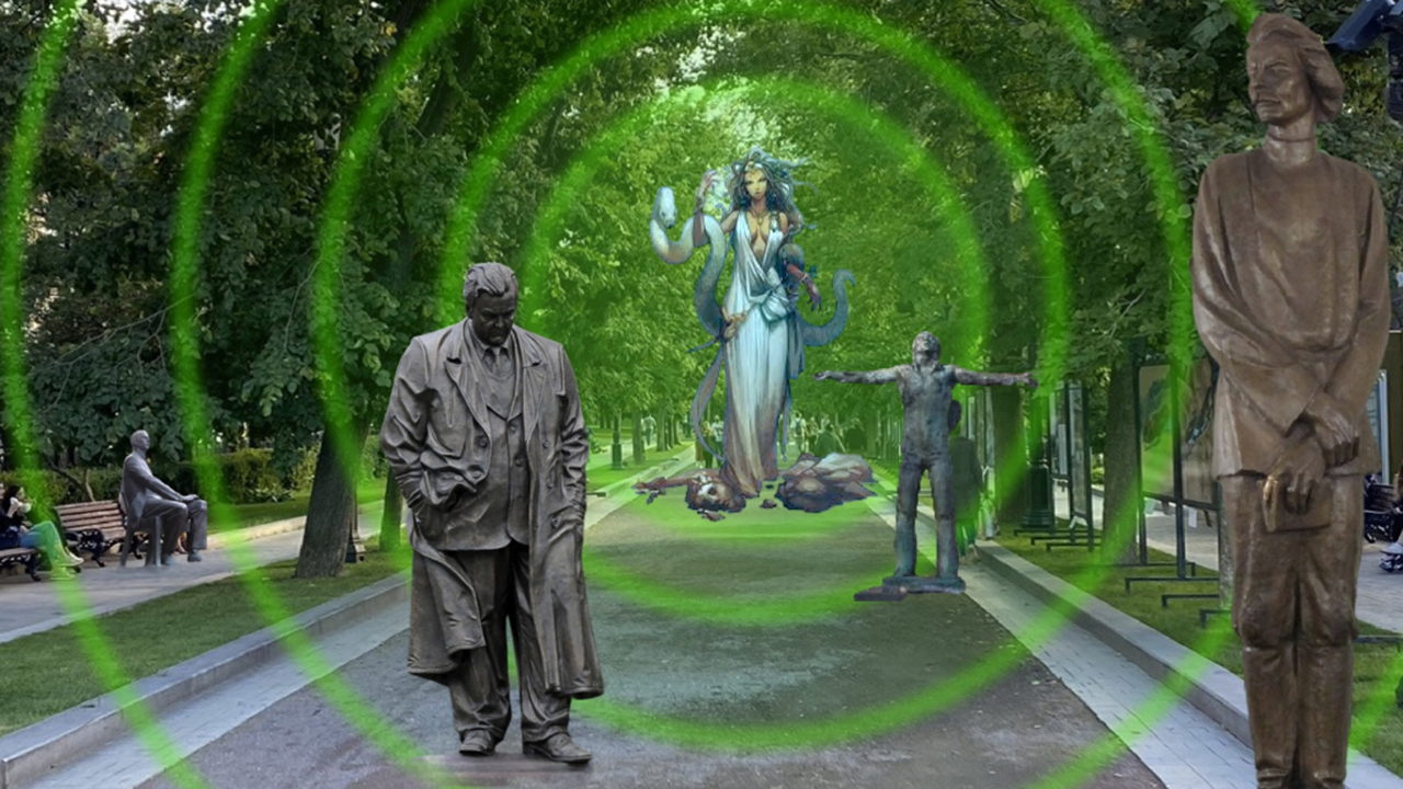 Мобильный квест "Проклятие Горгоны"