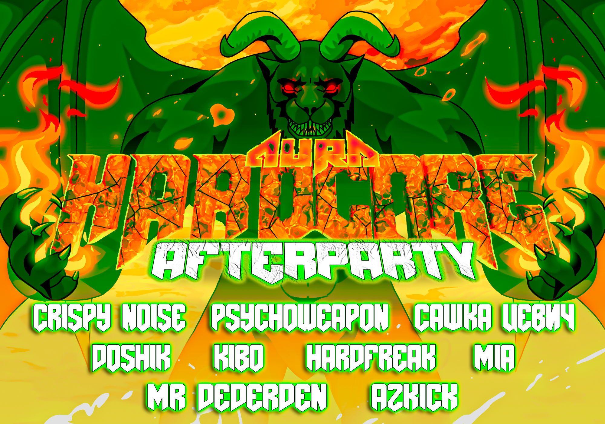 AURA HARDCORE: afterparty