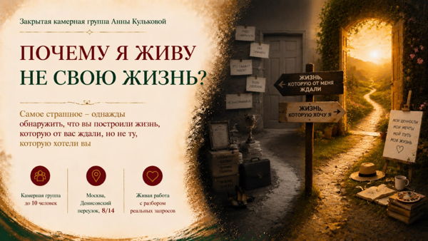 «Почему я живу не свою жизнь?»