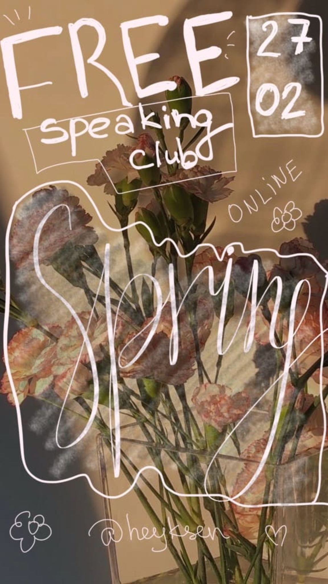 БЕСПЛАТНЫЙ АНГЛИЙСКИЙ РАЗГОВОРНЫЙ КЛУБ / FREE SPEAKING CLUB | ONLINE