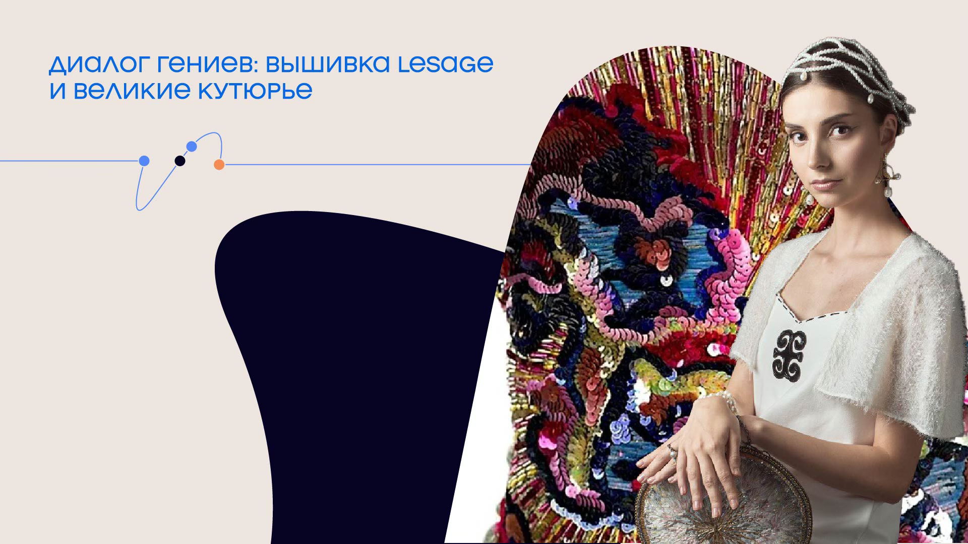 Лекция по истории моды «Диалог гениев: вышивка Lesage и великие кутюрье»