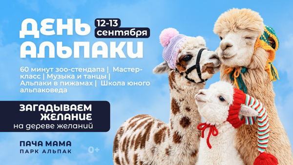 День альпаки 12 и 13 сентября