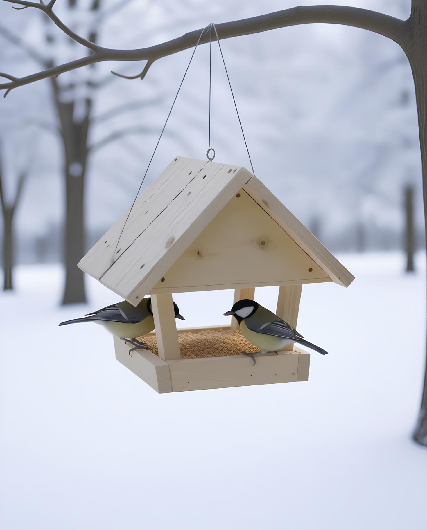 Столярный семейный мастер-класс по изготовлению кормушки для птиц