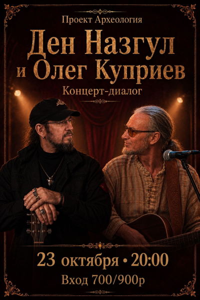 Назгул и Купер: концерт-диалог в "Архео"