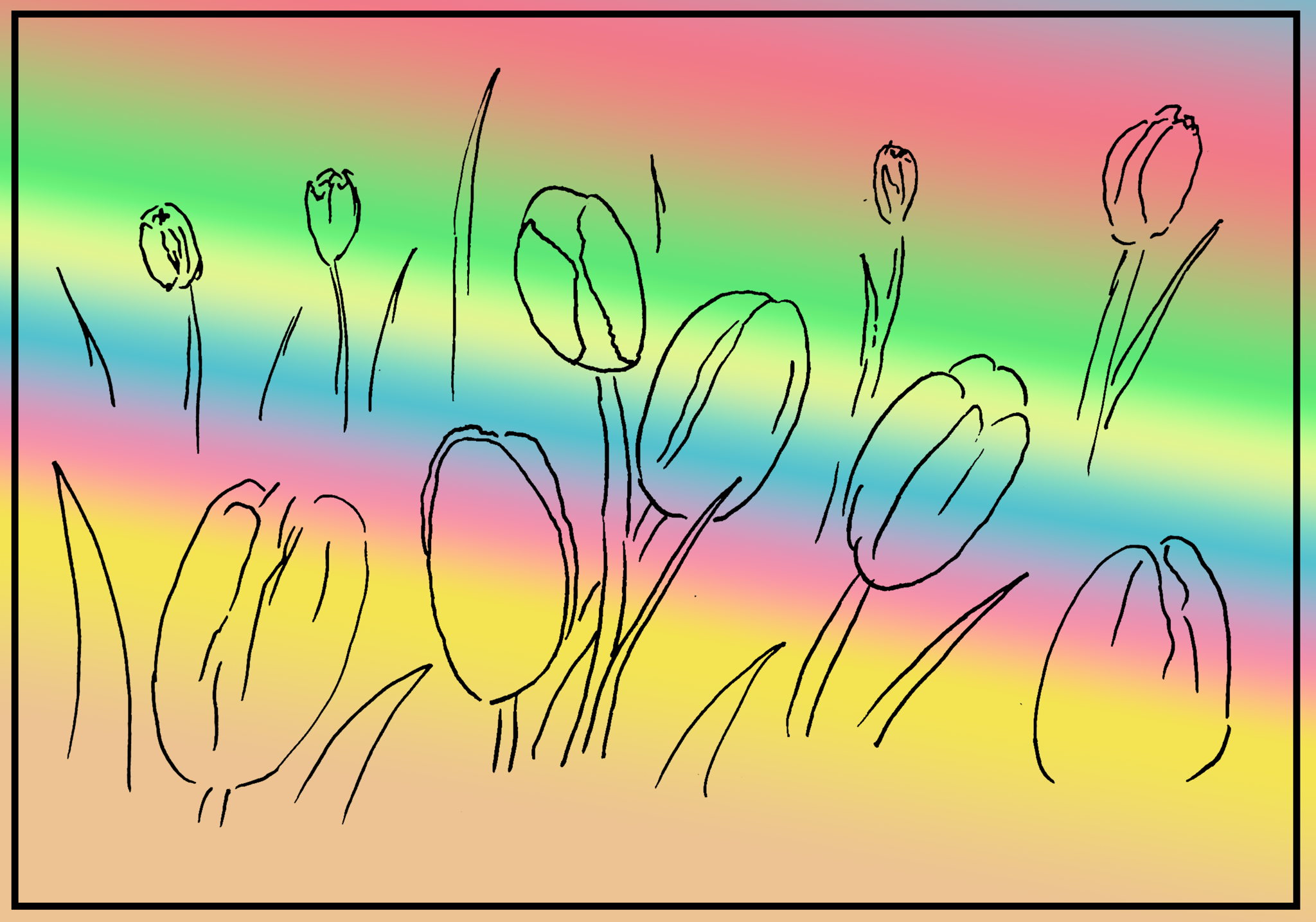 Мастер-класс по рисованию «Тюльпаны»