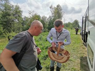 29.08.2020. Поездка в лес с грибником Антоном Трофимовым. 