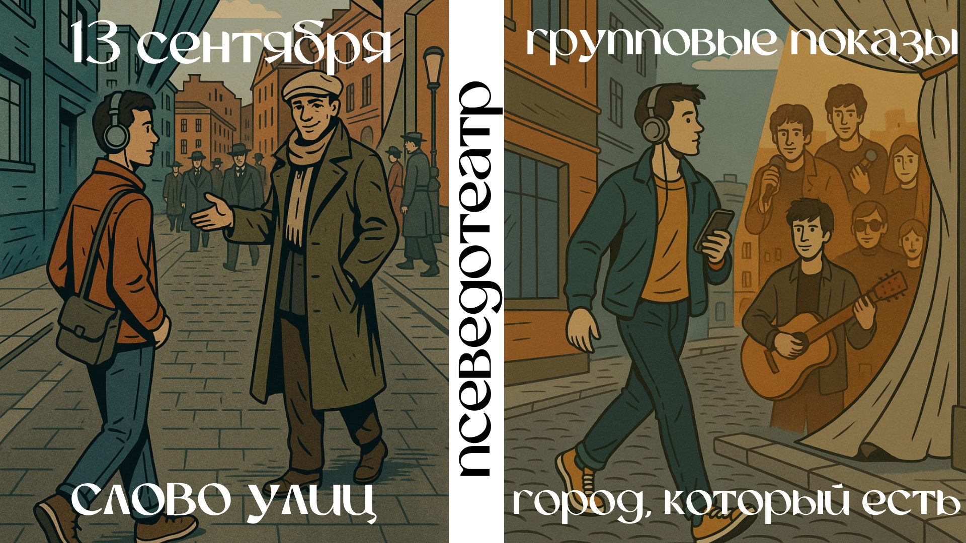 Слово улиц и Город, который есть. Групповые показы