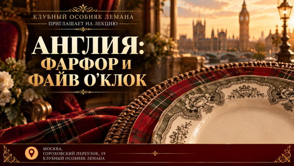 Англия: фарфор и файв о’клок