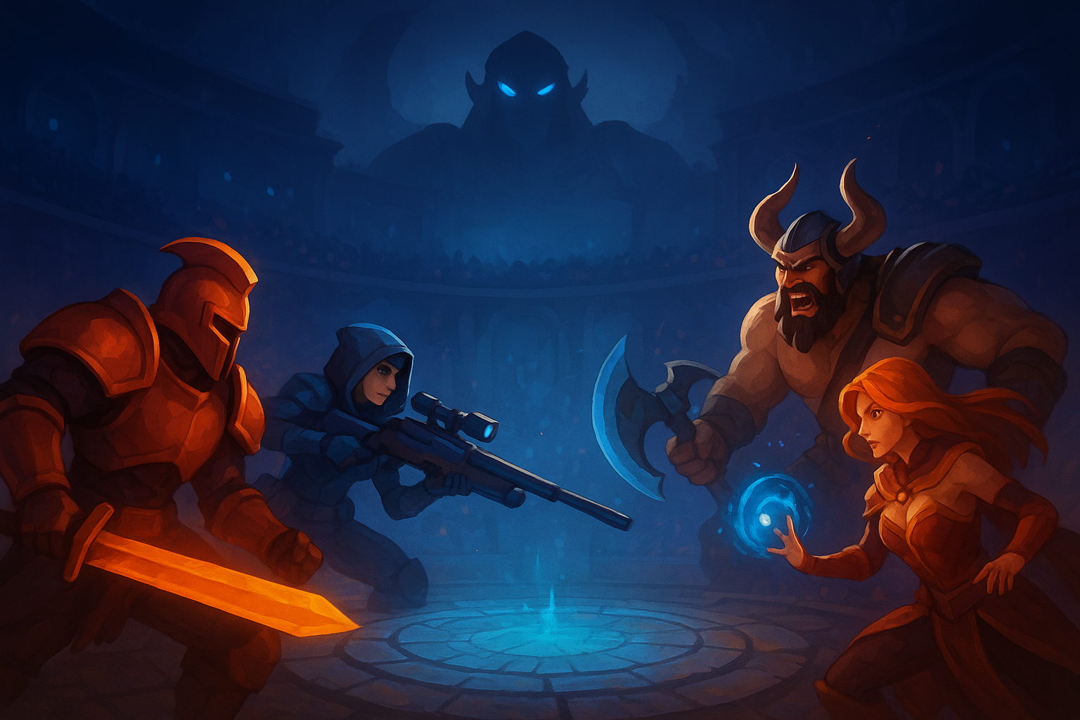 Боевая арена основы и соревнования