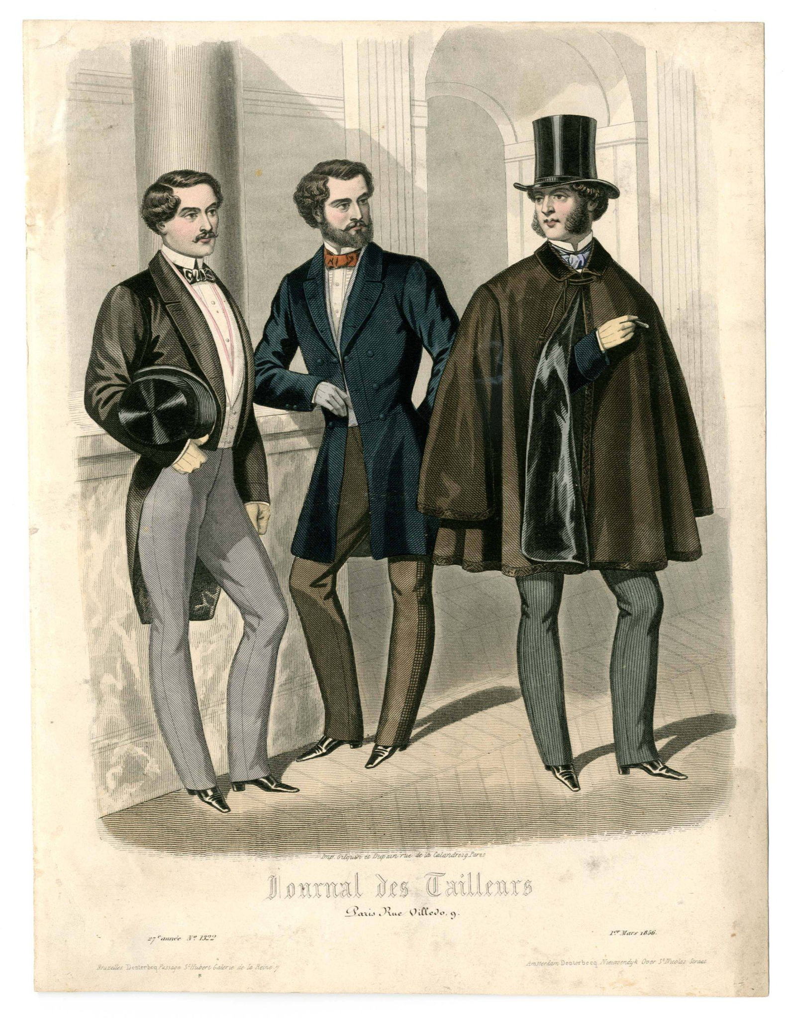 Мужская мода XIX века: от фрака к классическому костюму