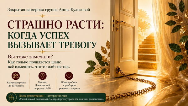 «Страшно расти: когда успех вызывает тревогу»