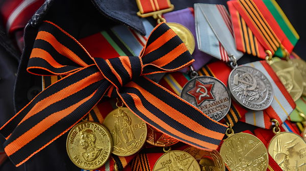 Вышивка георгиевской ленты