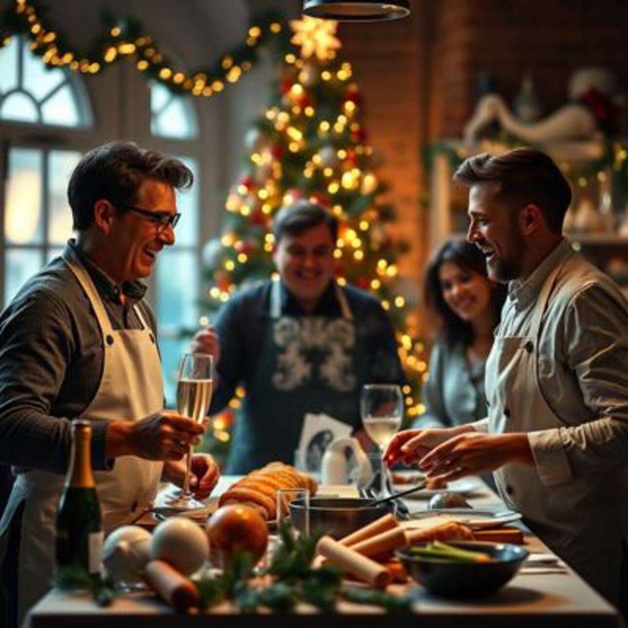 Новый год в кулинарной студии