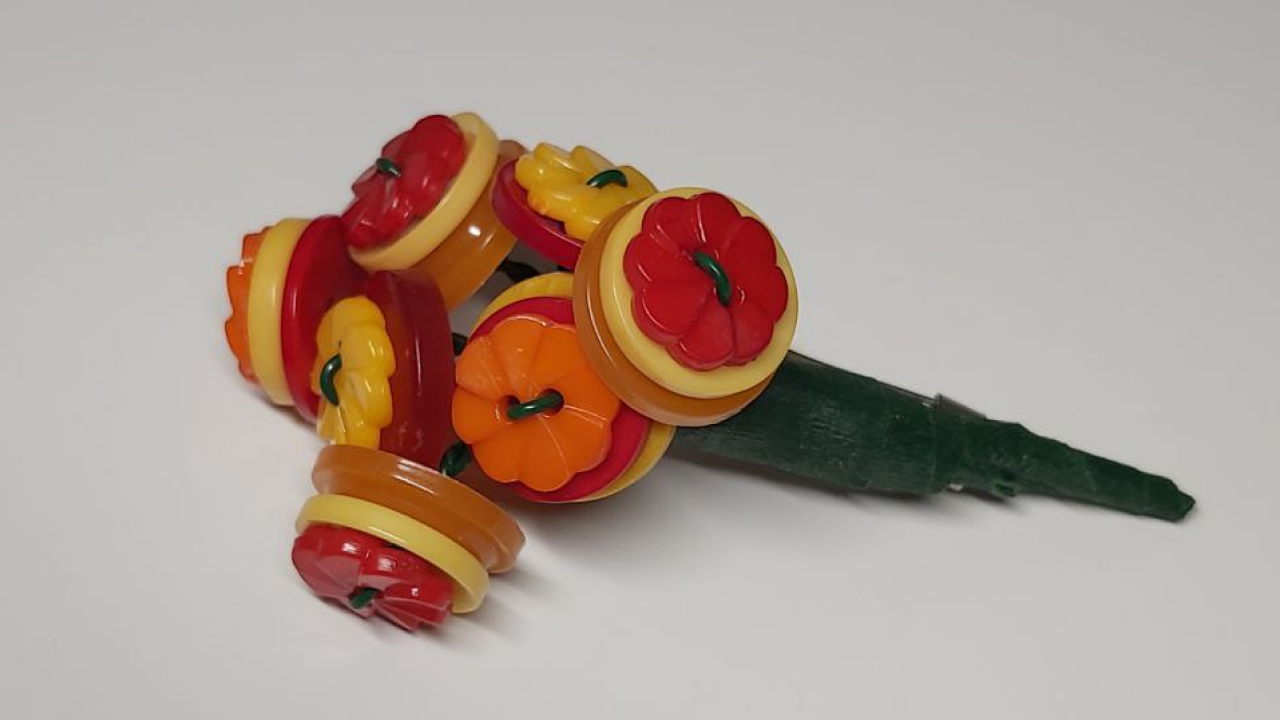 Мастер-класс по созданию букетиков из пуговиц