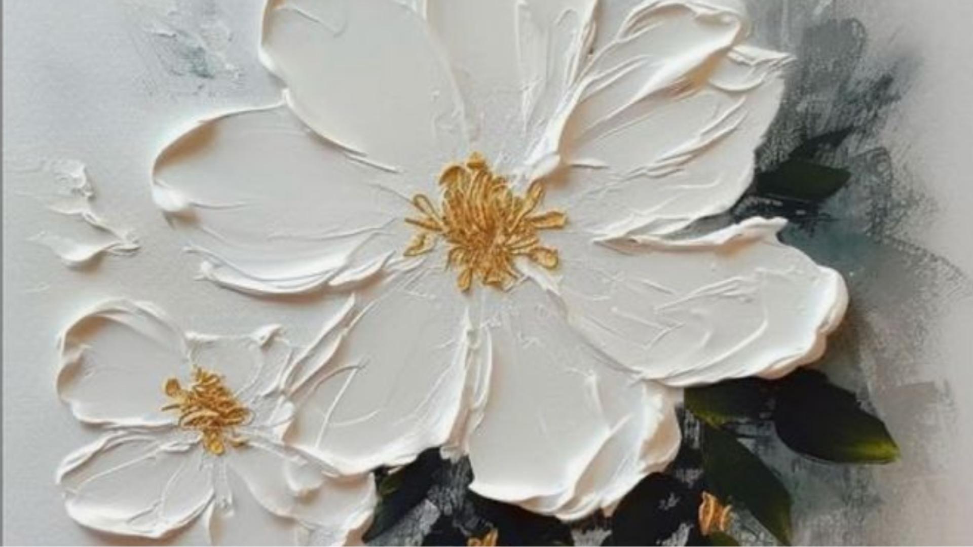 Art-завтрак цветочный: создание объемных картин мастихином в «Шоколадница» у метро Полянка