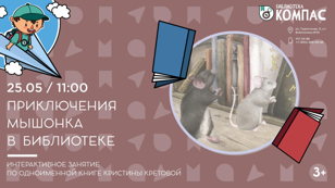 Приключения мышонка в библиотеке (3+) 