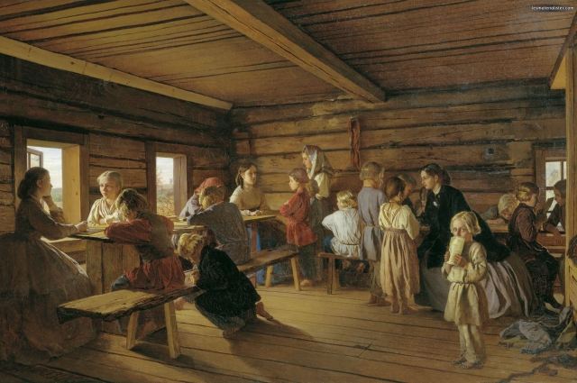 Как учились в старину