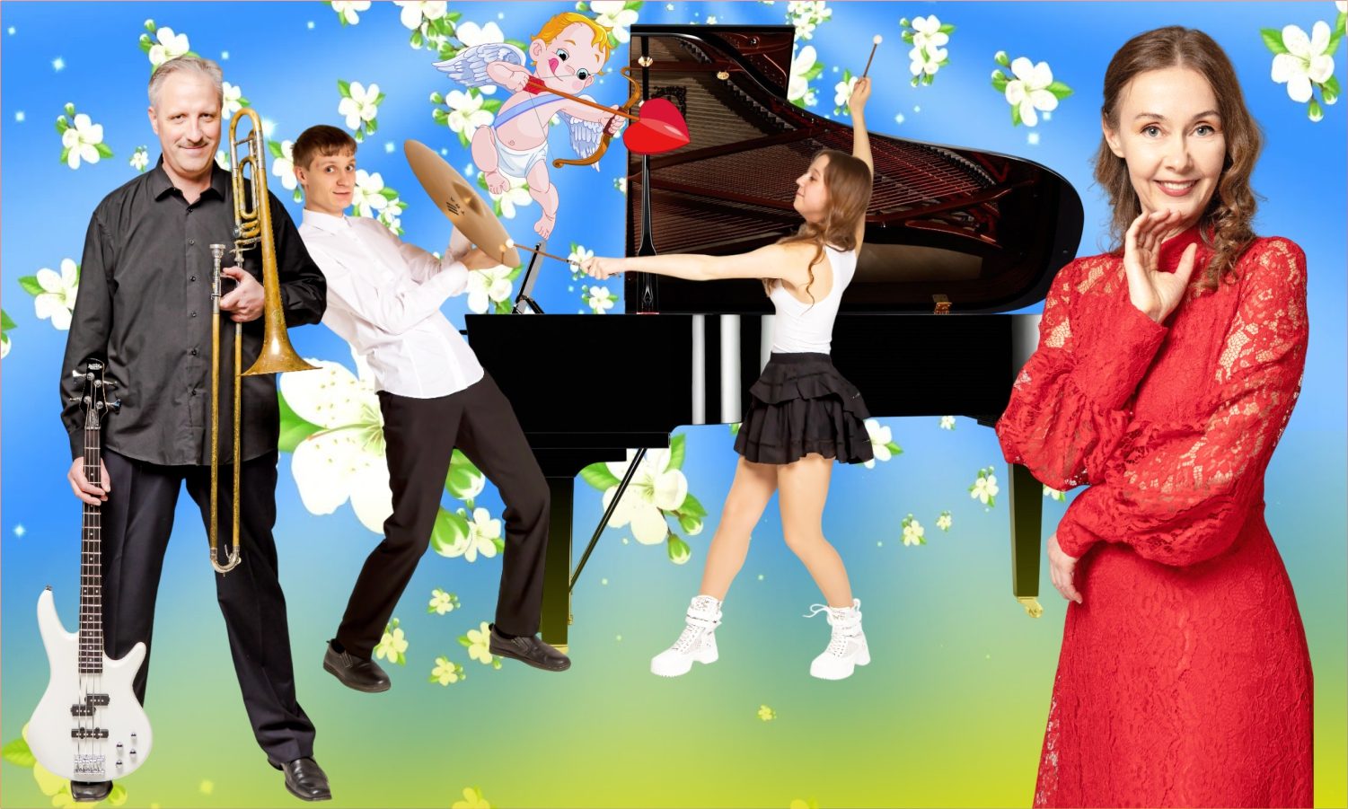 ДЖАЗ «ВЕСНЕ — ДОРОГУ» Квартет КругоСвет-бэнд во дворце на Невском — вечеринка с фуршетом в Музее ностальгии