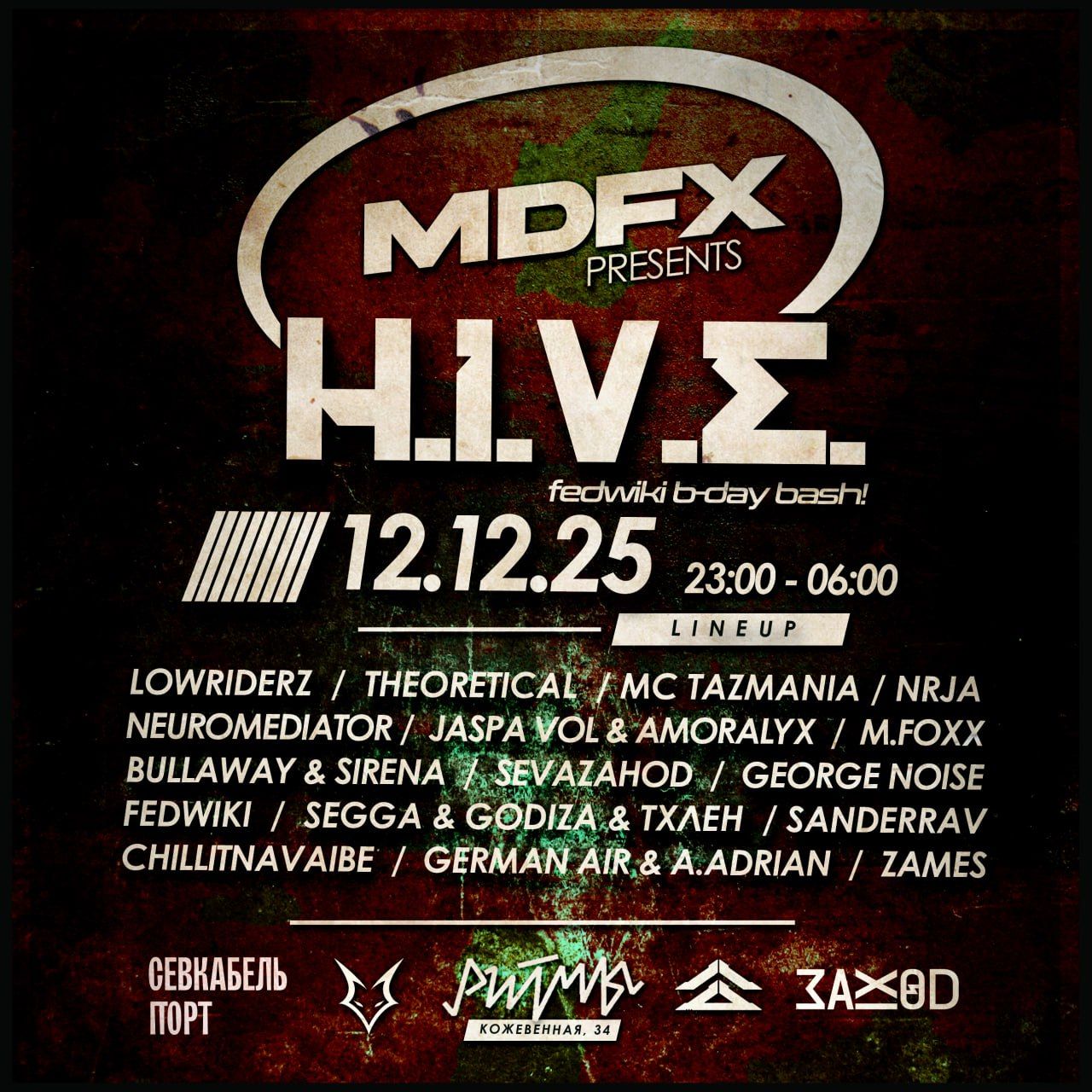 H.I.V.E. — / Ритмы