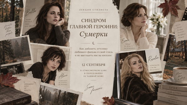 Синдром главной героини: стиль как в кино. "Сумерки"