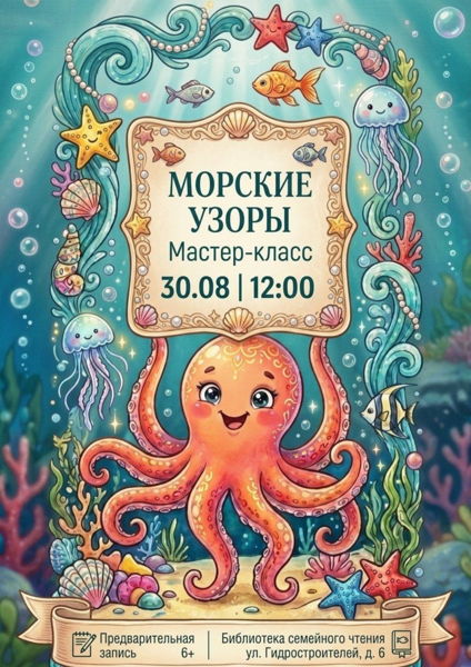 Мастер-класс «Морские узоры»