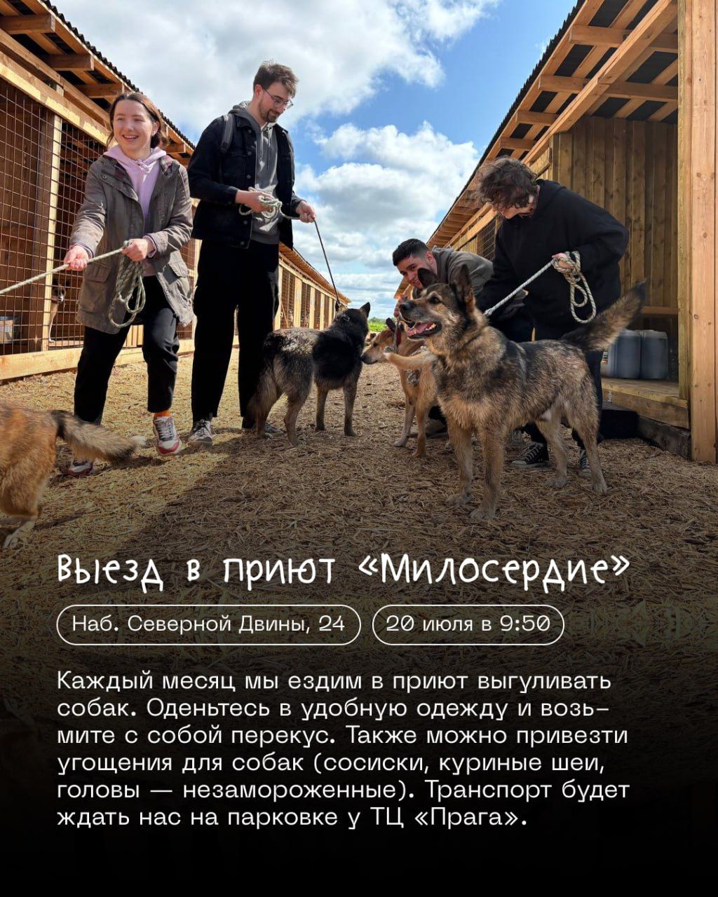 Выезд в приют | АрхИНФ