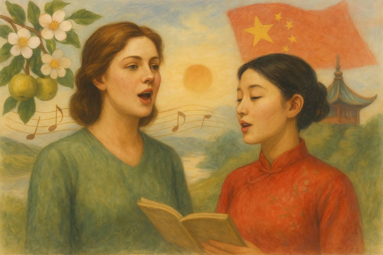 Музыкальный мост дружбы: разучиваем песню «Катюша» на китайском