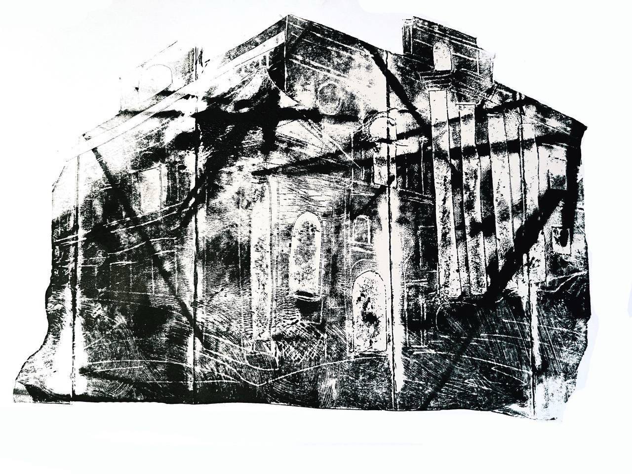 Экспериментальная линогравюра