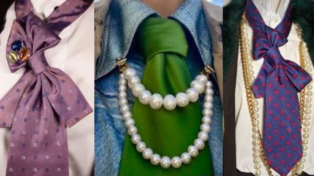 Мастер-класс по стилизации галстуков