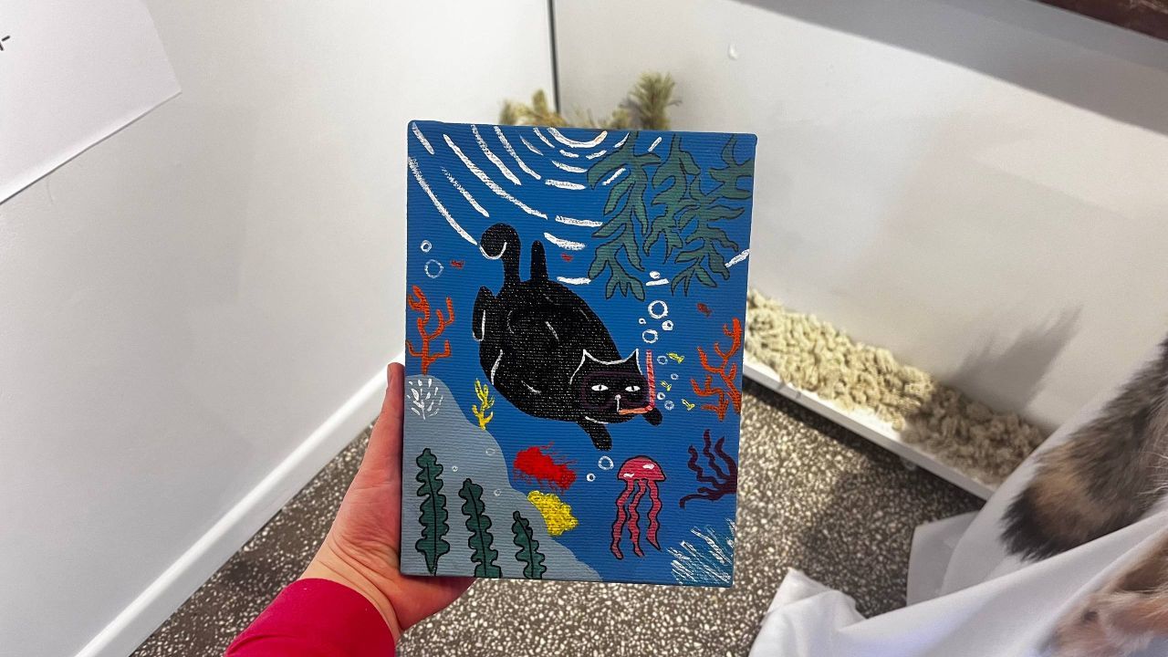 Мастер-класс "Картина подводный мир" (6+)