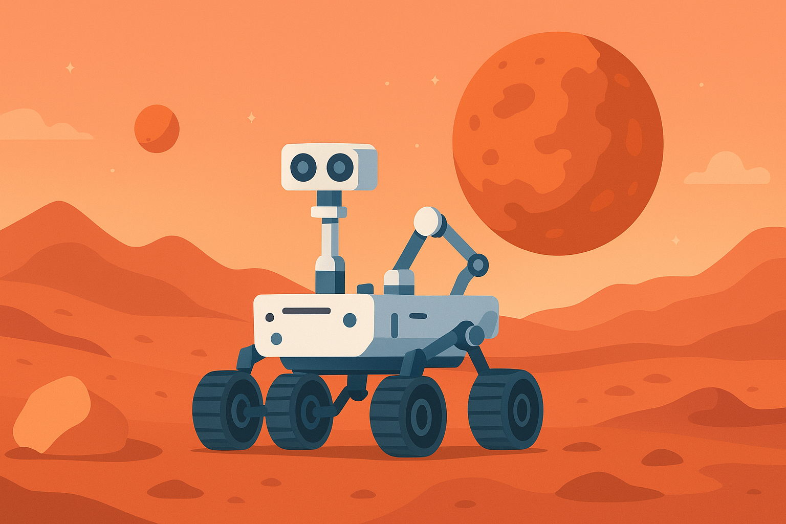 Проект "Исследователь Марса": создаем миссию для планетохода