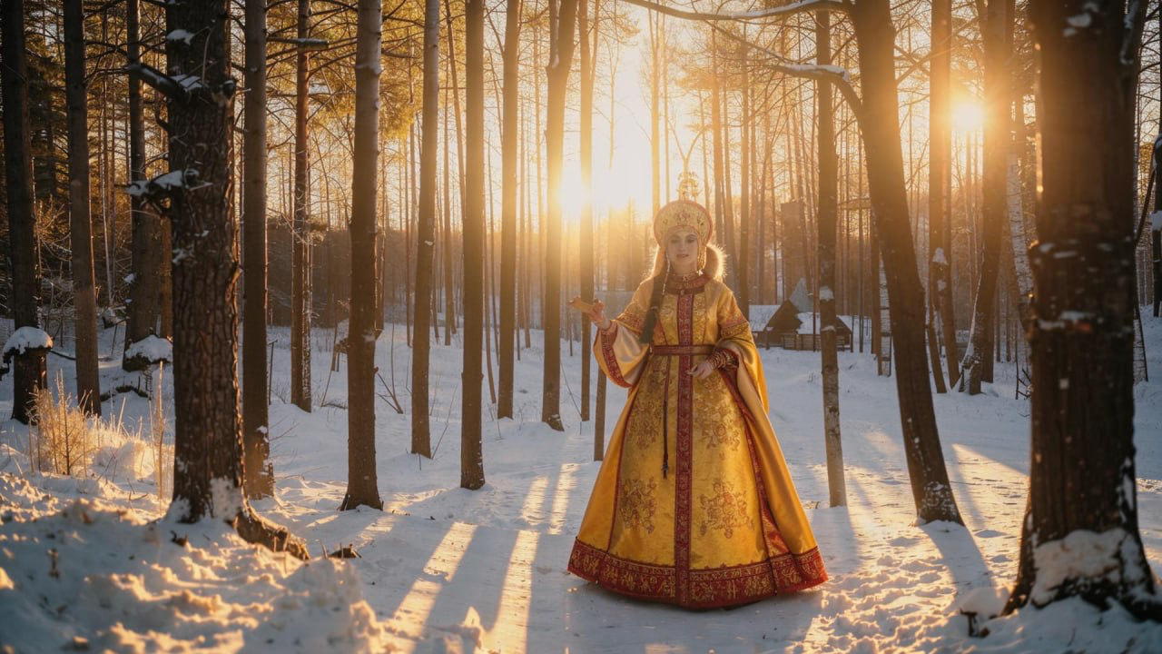 Иммерсивный масленичный спектакль для семейного просмотра «Вкус солнца»