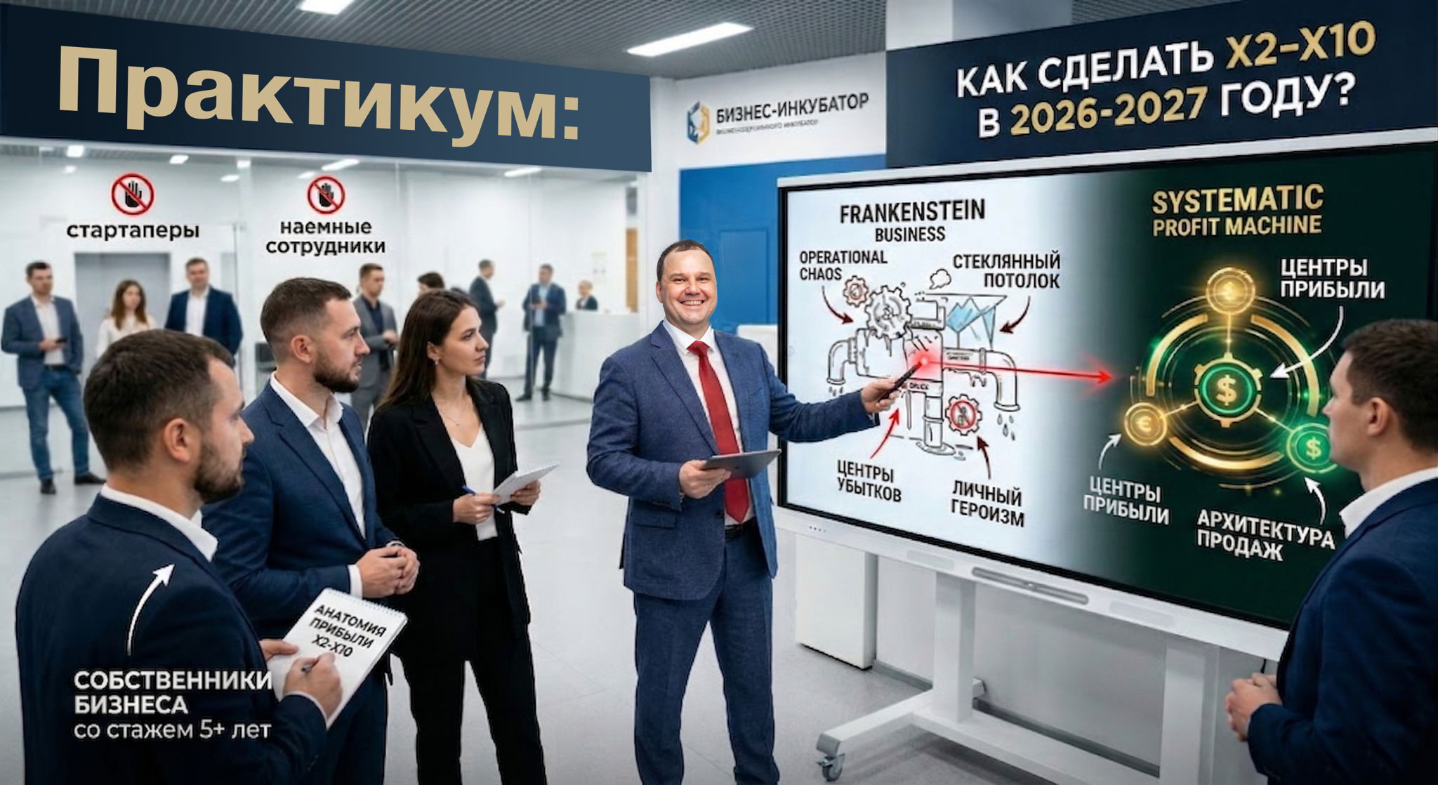 «Как создать новые центры прибыли, чтобы сделать X2-X10 в 2026 -2027 году. Новые деньги, новые клиенты, новые прибыли в новых реалиях»