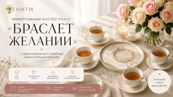 Иммерсивный мастер-класс "Браслет желаний"