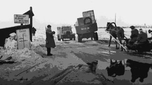 "Отсюда мы вели "Дорогу Жизни""