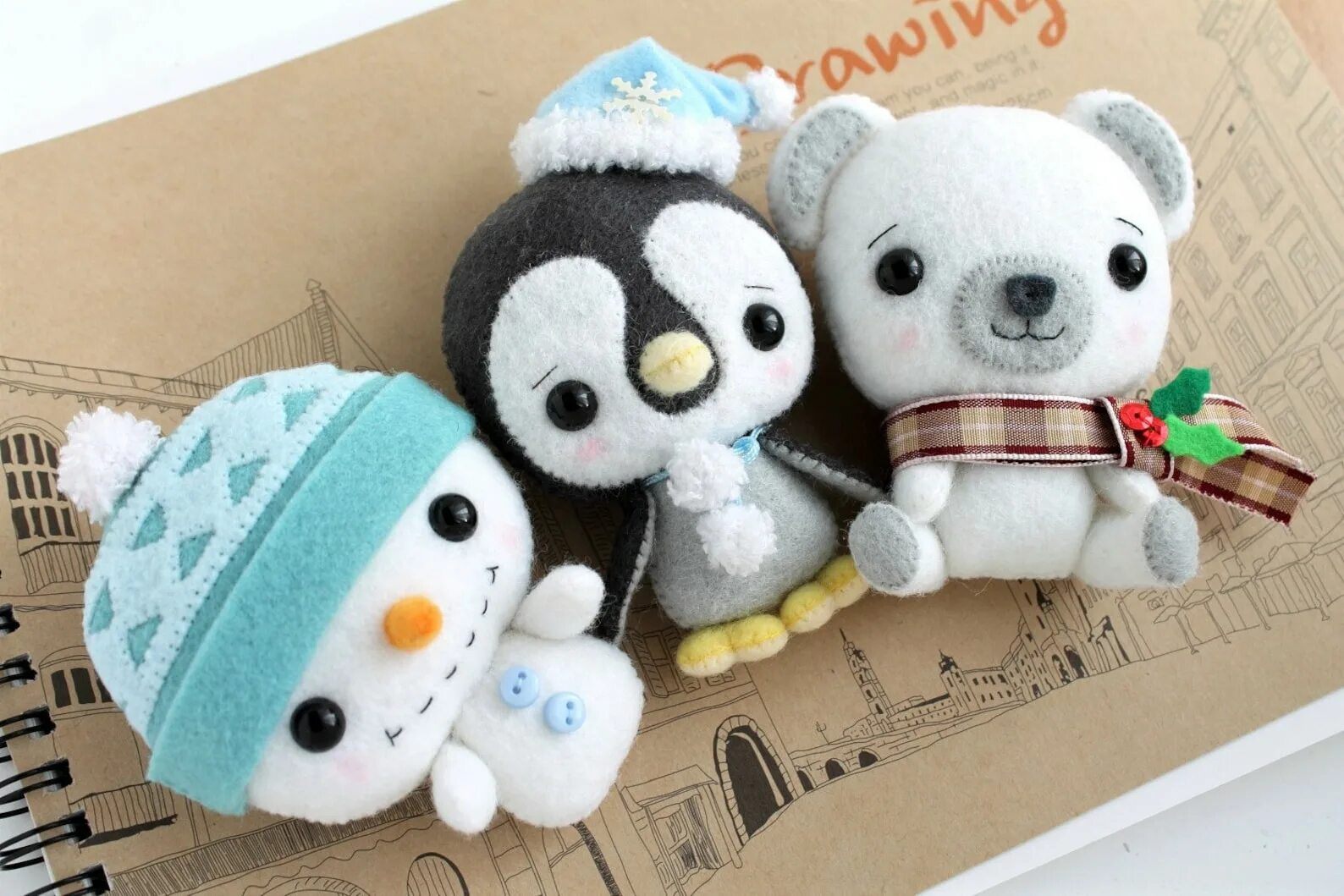 Творческий мастер-класс по созданию игрушки из фетра и гипса