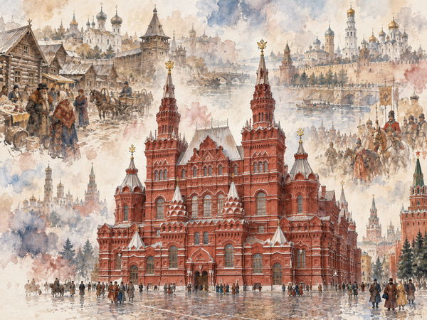 "Прогулка по древней Москве" экскурсия в Историческом музее. 7+